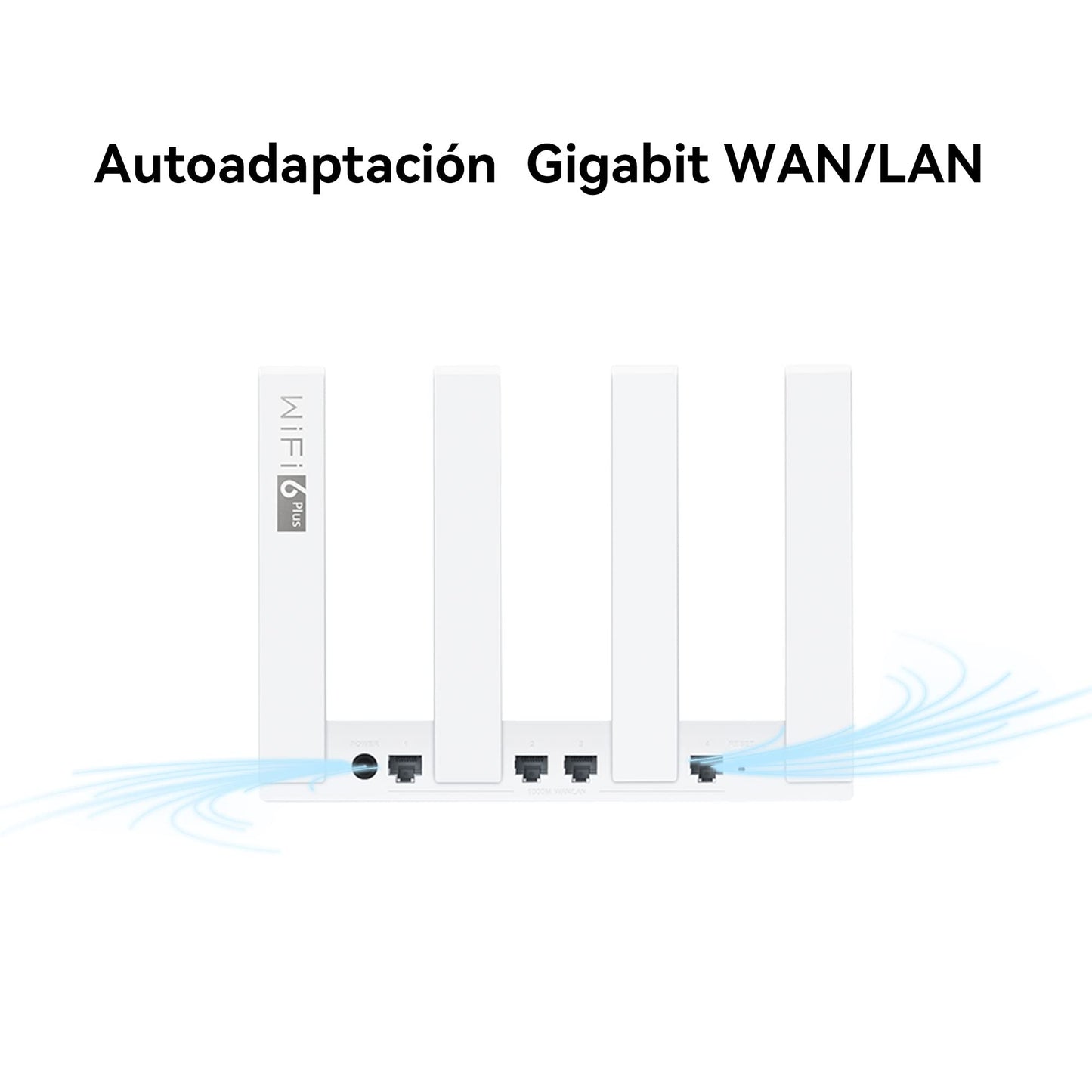 HUAWEI Router WiFi 6 AX3 New Dual-Core 3000Mbps, 4 Puertos GE Auto adaptativos WAN/LAN, Seguridad HomeSec™, Ideal para Juegos Xbox/PS5/Steam y 8K
