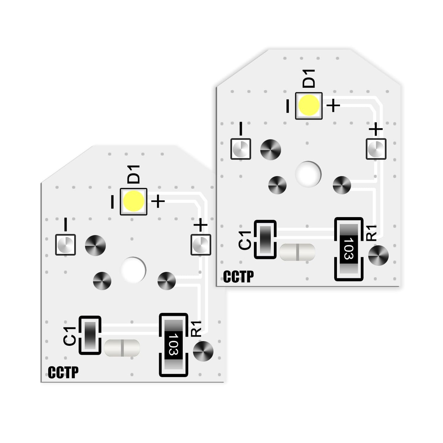 Foco de Refrigerador GE Blanco Paquete de 2