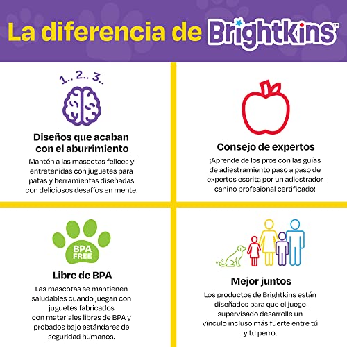 BRIGHTKINS Fiesta Sorpresa Rompecabezas de Tratamiento para Perro