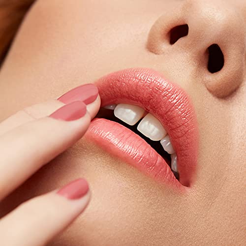 Lápiz Labial Revlon Super Lustrous Glass Shine tono Dewy peach