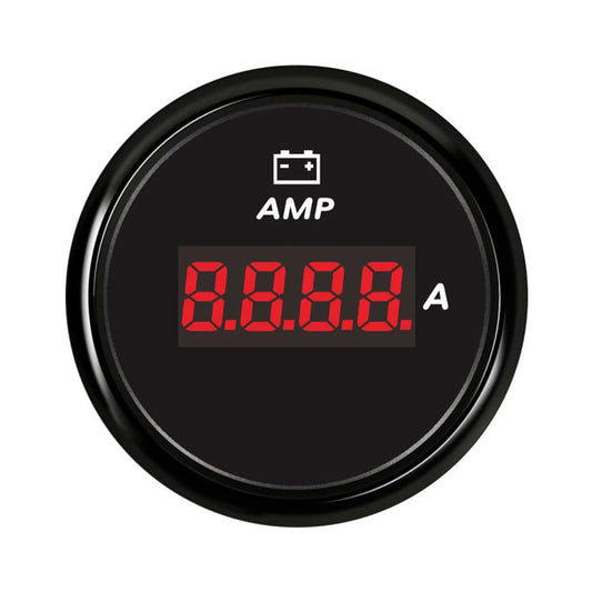 Amperímetro ELING Rojo con Sensor de Corriente 150A 52mm