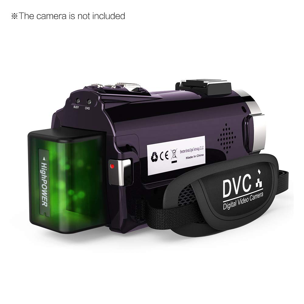 Batería Recargable Andoer NP-FV5 Plus 3.7 V 2000 mAh para Videocámara Sony DV en Paquete de 2