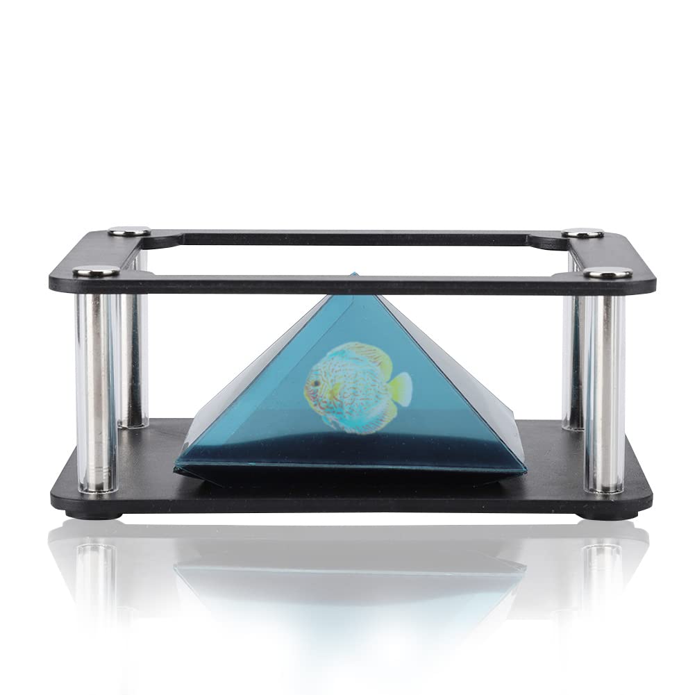 Proyector de Holograma 3D para Smartphone, Soportes de proyector 3D, pirámide de 360 Grados, para Cualquier Smartphone móvil de 3.5 a 6 Pulgadas, Holograma (Cilindro)