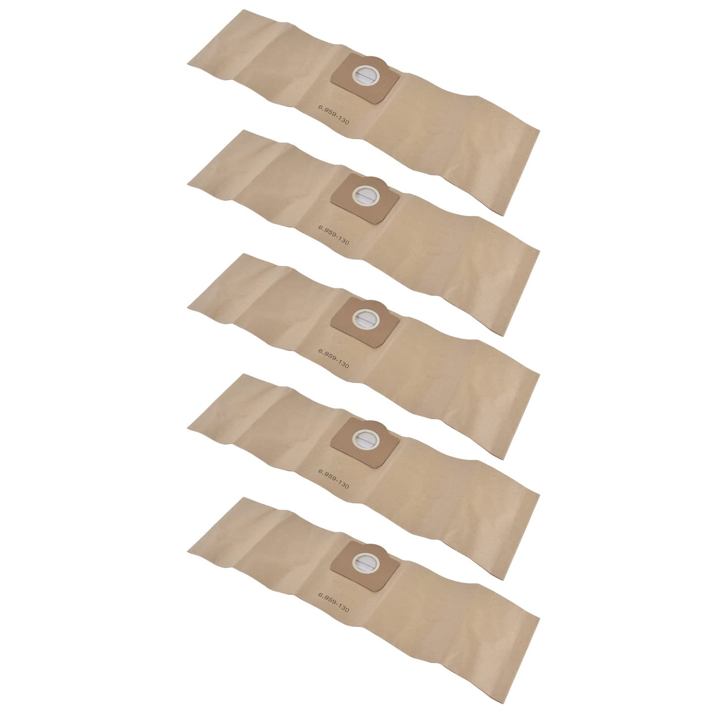 Haofy 5 Uds Bolsa de Polvo para Aspiradora Accesorio para Aspiradora Apto para 6.959‑130.0 Fácil Instalación