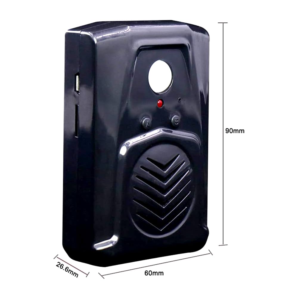 Sensor de movimiento de voz reemplazable, reproductor de sonido infrarrojo PIR, caja de gritos encantada, altavoz con función de descarga USB, Navidad, MP3, terror, música feliz, activada por