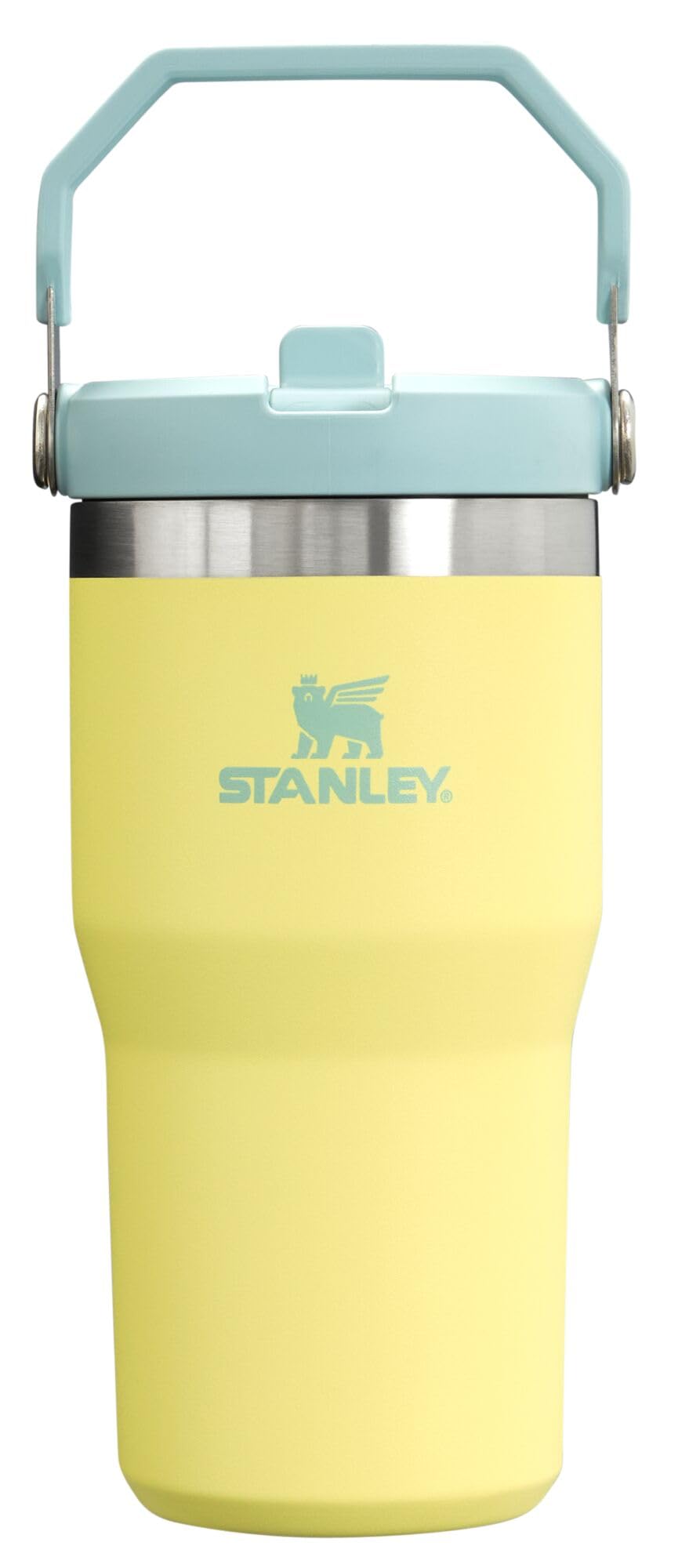 Vaso Stanley Toronja con Popote Abatible y Tapa Giratoria, Acero Inoxidable Resistente a Fugas