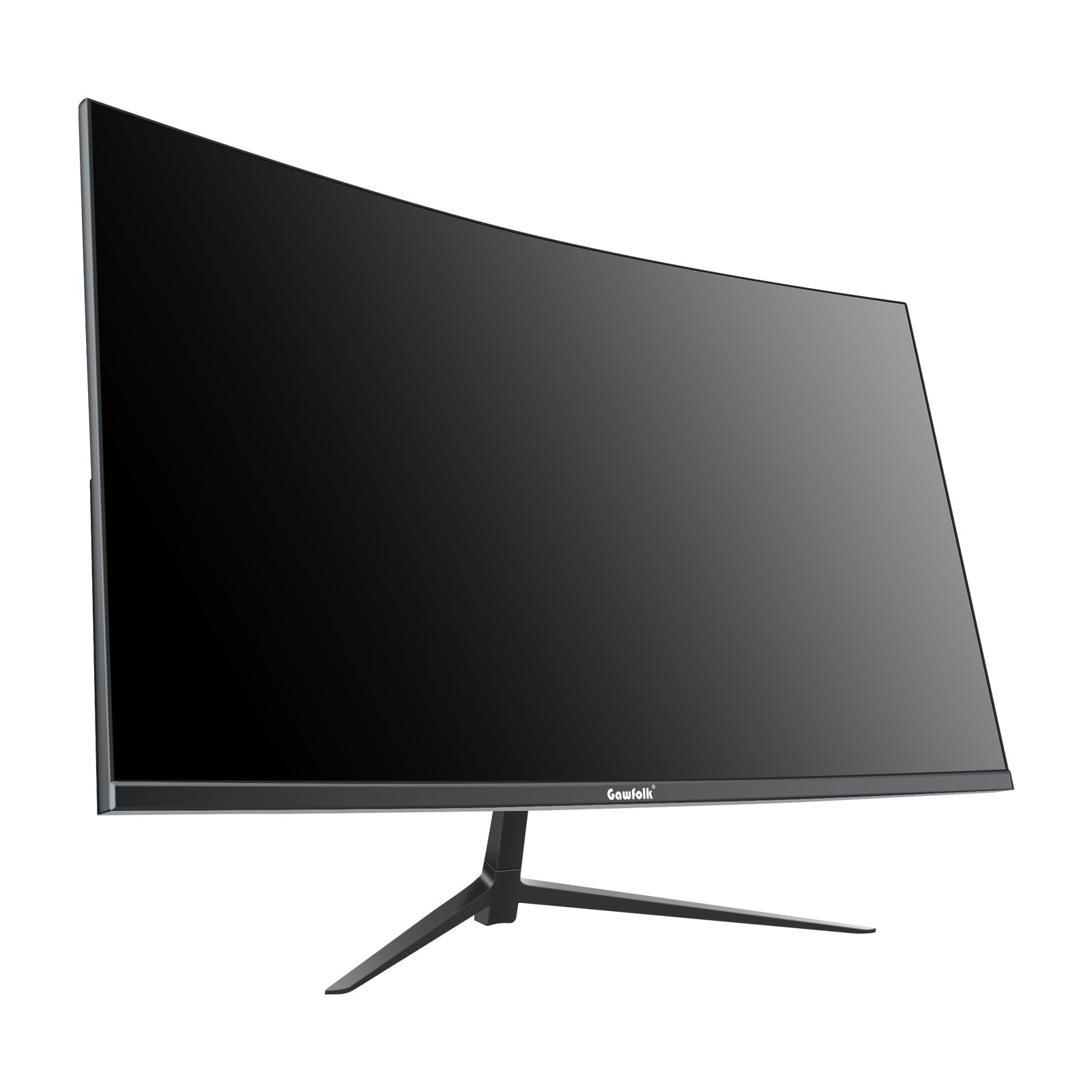Gawfolk Monitor 27 Pulgadas Gaming Curvo 2K 165Hz, QHD 2560x1440p 144Hz de con AMD FreeSync, sin Parpadeo, HDMI 2.0, DP 1.4, Monitor de PC con Pantalla ultradelgada sin Marco 1800R