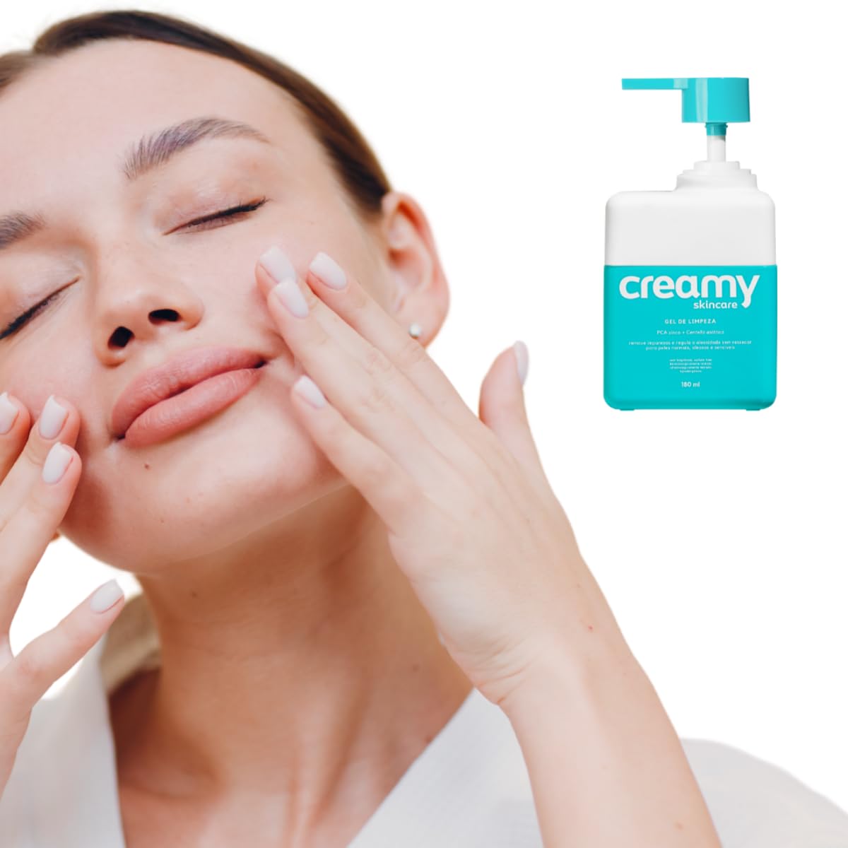 C CREAMY SKINCARE Gel Limpiador Cremoso Y Suave Con Control De Grasa | Limpieza Eficaz Para Una Piel Equilibrada | Hidratación Suave | Fórmula Sin Sulfatos