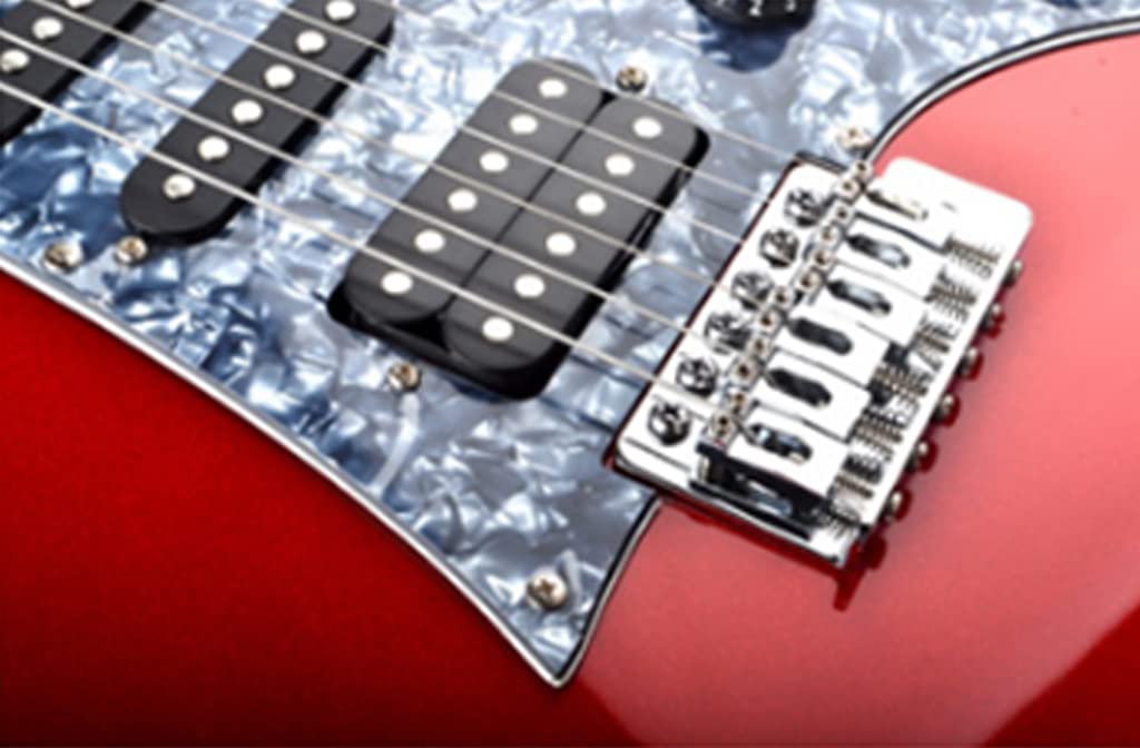 Guitarra Eléctrica Deviser L-g3 Rojo Con Funda, Tremolo, Cable