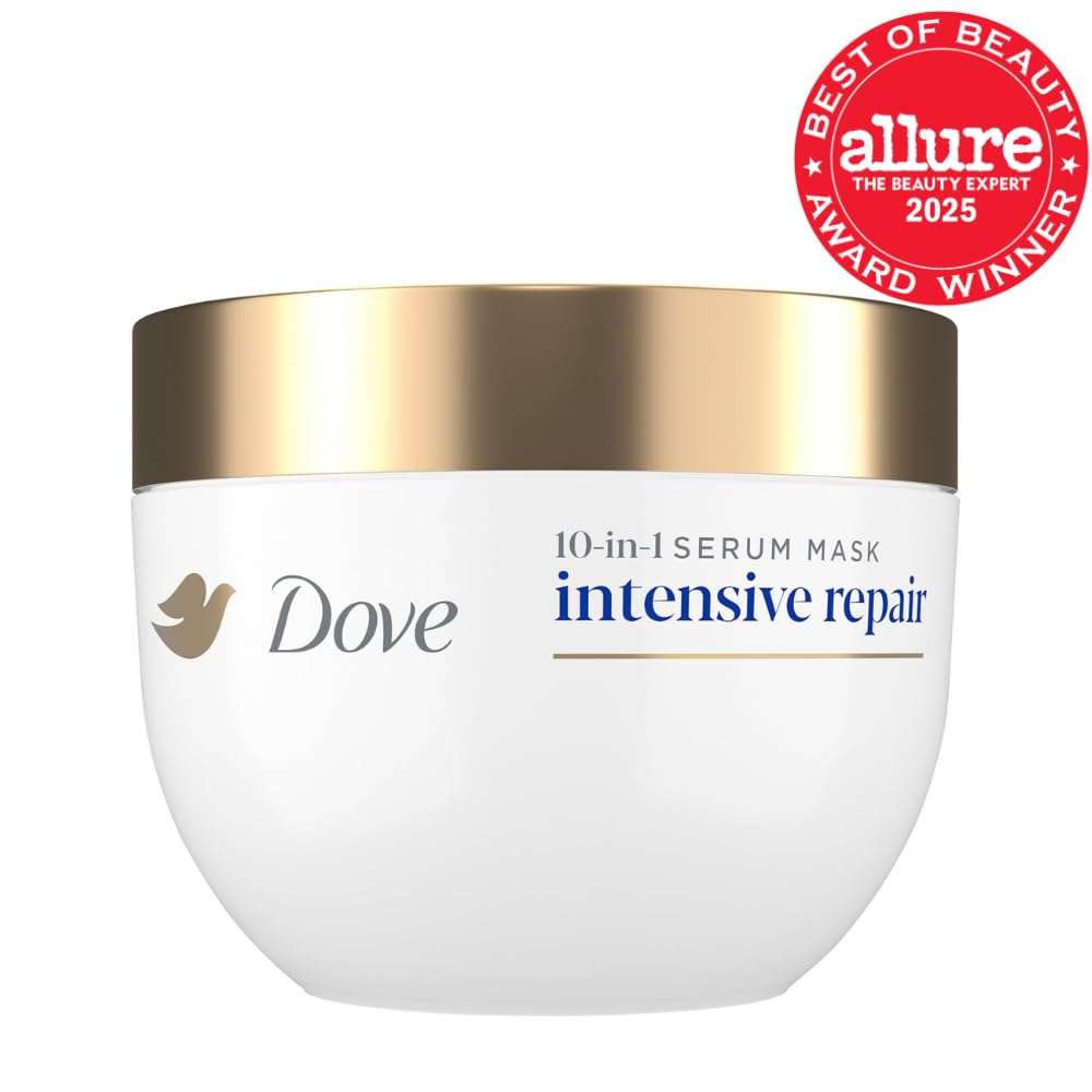 Dove Hair Intensive Repair 10in1 Serum Mask for Damaged Hair with Bio-protein Care Technology and Amino 9.2 Fl Oz