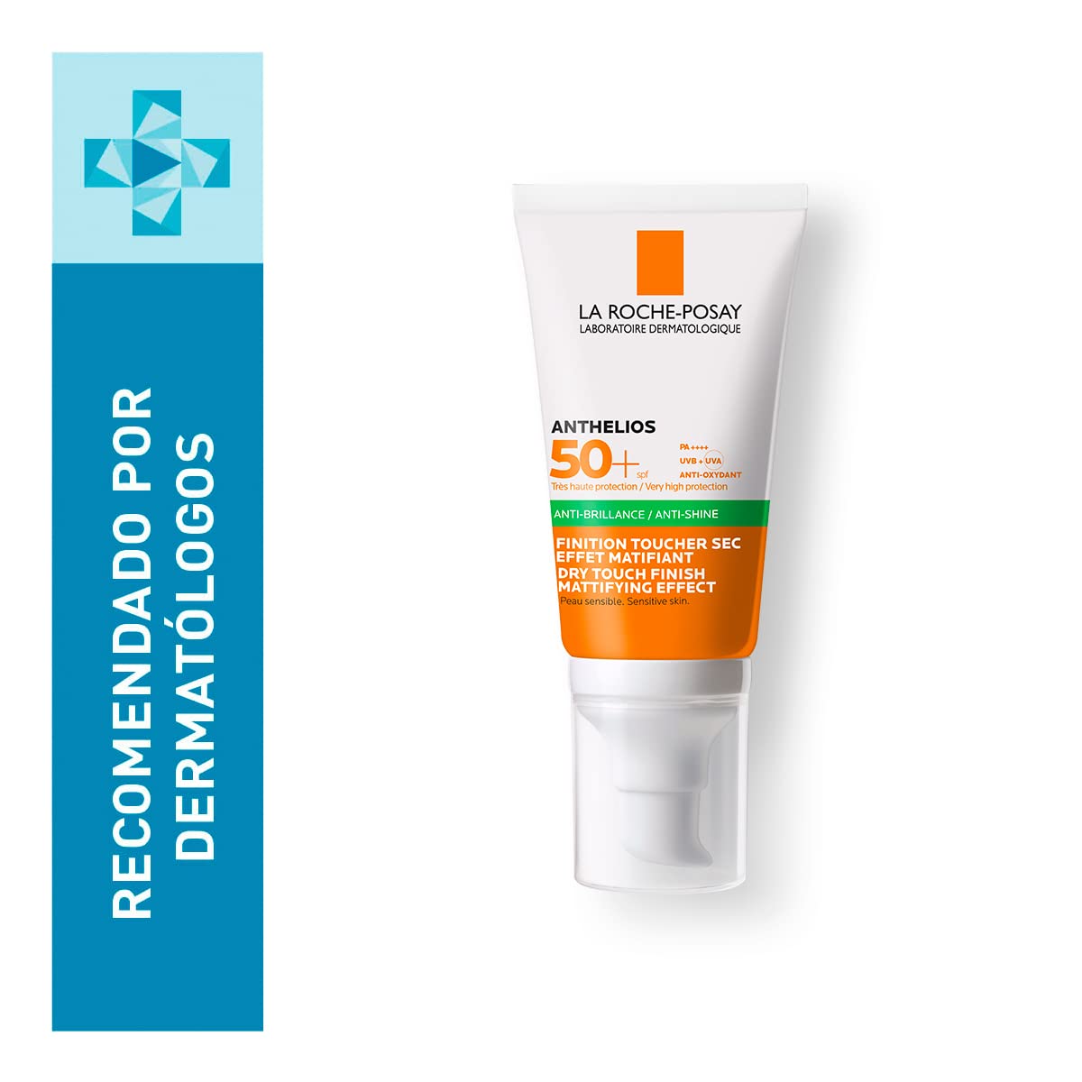 La Roche Posay Hyalu B5 Serum Facial de Acido Hialuronico con Vitamina B5 Puro Suero Concentrado Antiarrugas 30 ml + Anthelios Toque Seco FPS 50 + Protector Solar Facial
