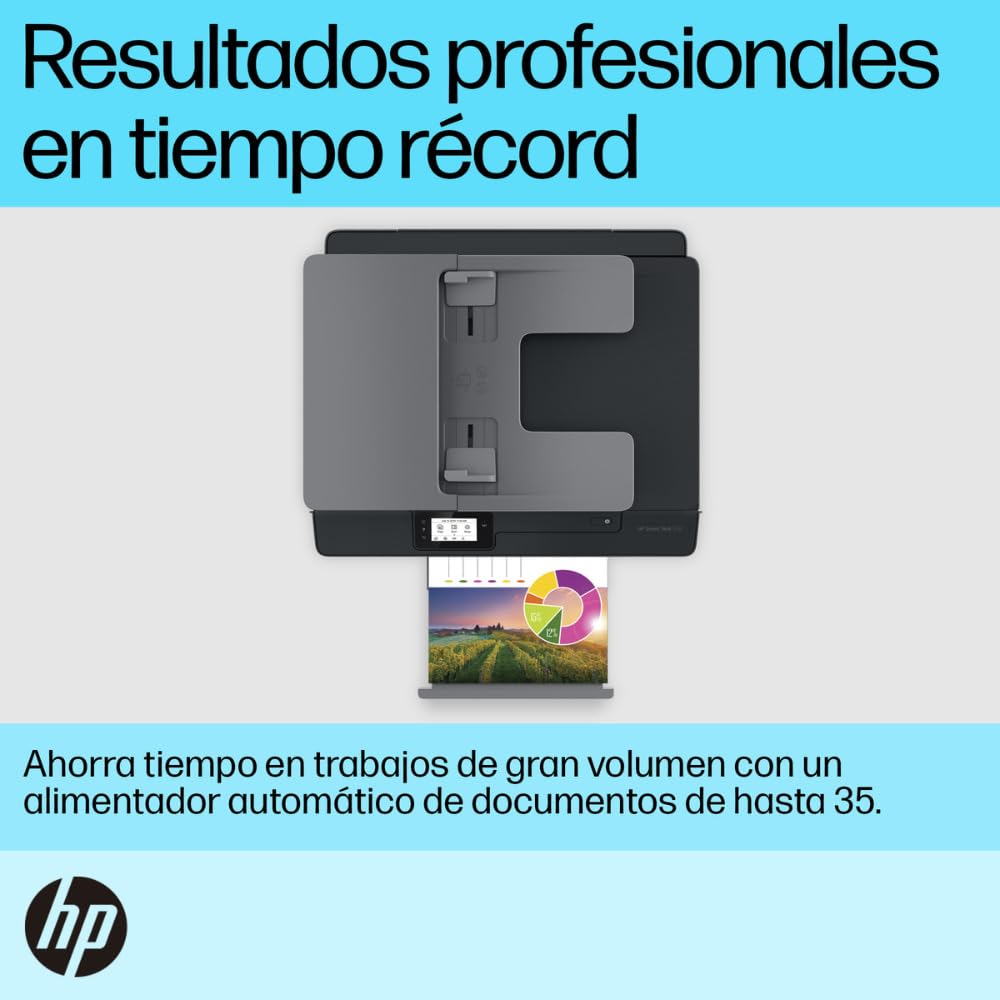 HP Impresora Multifuncional Smart Tank 530, Tinta Continua, Color, Wi-Fi, Dúplex (Doble Cara) Manual, ADF Alimentador Automático, Imprime desde HP Smart App, Impresión, Escaneo, Copiado (4SB24A)