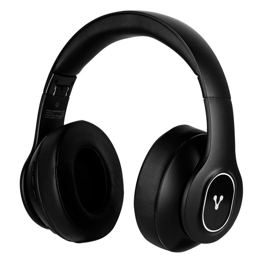 Audífonos Diadema Vorago Bluetooth Negro con Micrófono Plegables alcance de 10 m hasta 12 Horas
