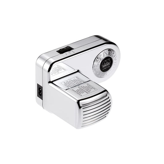 MARCATO Made in Italy Pastadrive 110V Máquina eléctrica de pasta, acero chapado en cromo. Compatible con máquinas Atlas & Ampia y Marga Mulino