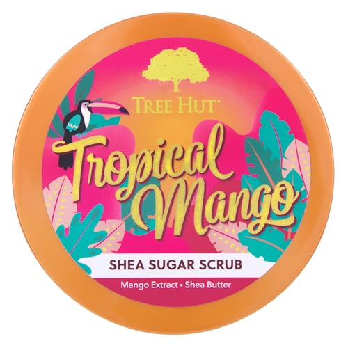 Exfoliante de Azúcar Tree Hut Mango Tropical con Manteca de Karité