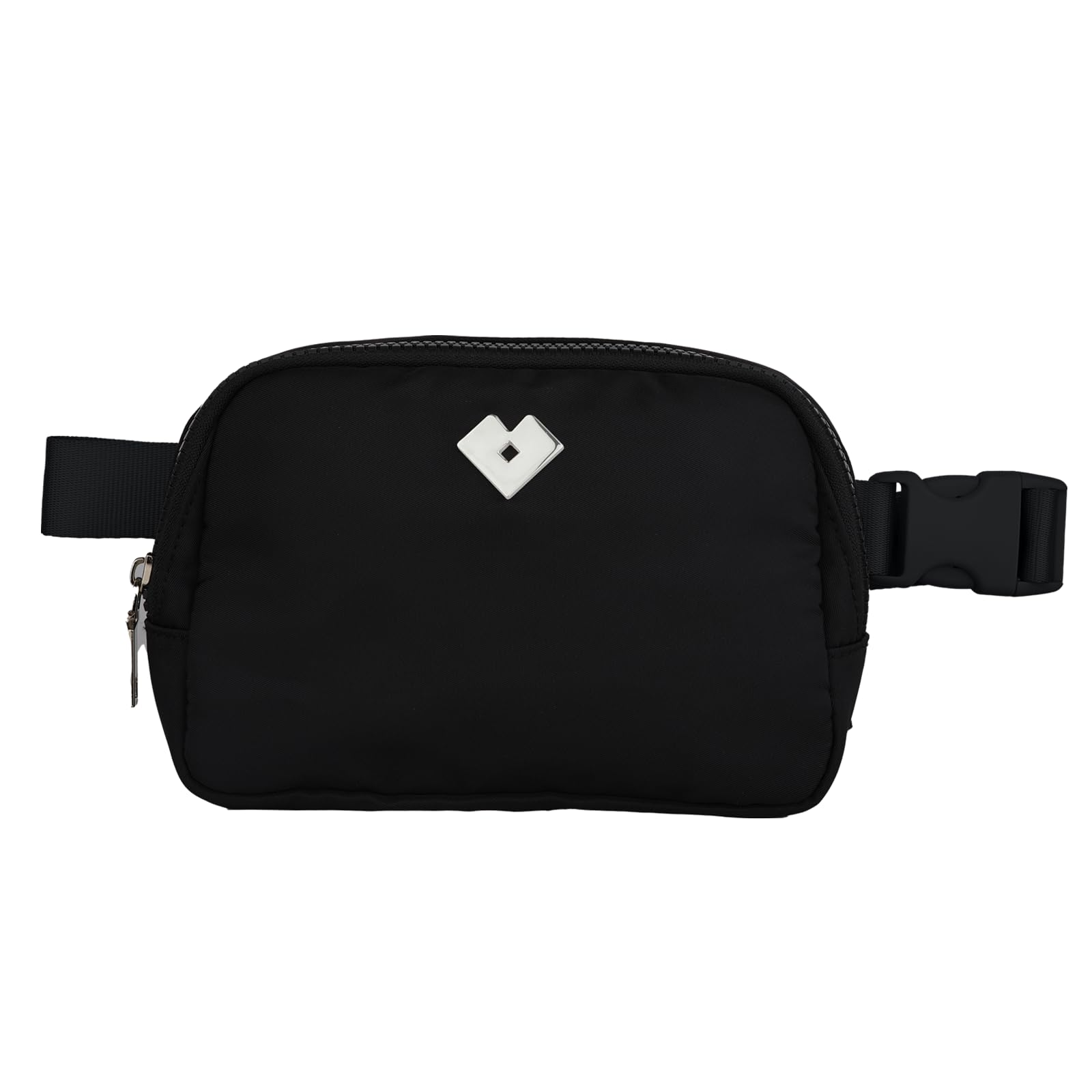 LuckyLy Cangurera para Mujer Deportiva y de Viaje, Bolsa Crossbody y Bandolera tipo Riñonera, Ligera, Repelente al Agua y con Múltiples Compartimentos, Regalos para Mujer y Mamá – Modelo Mina, Negra