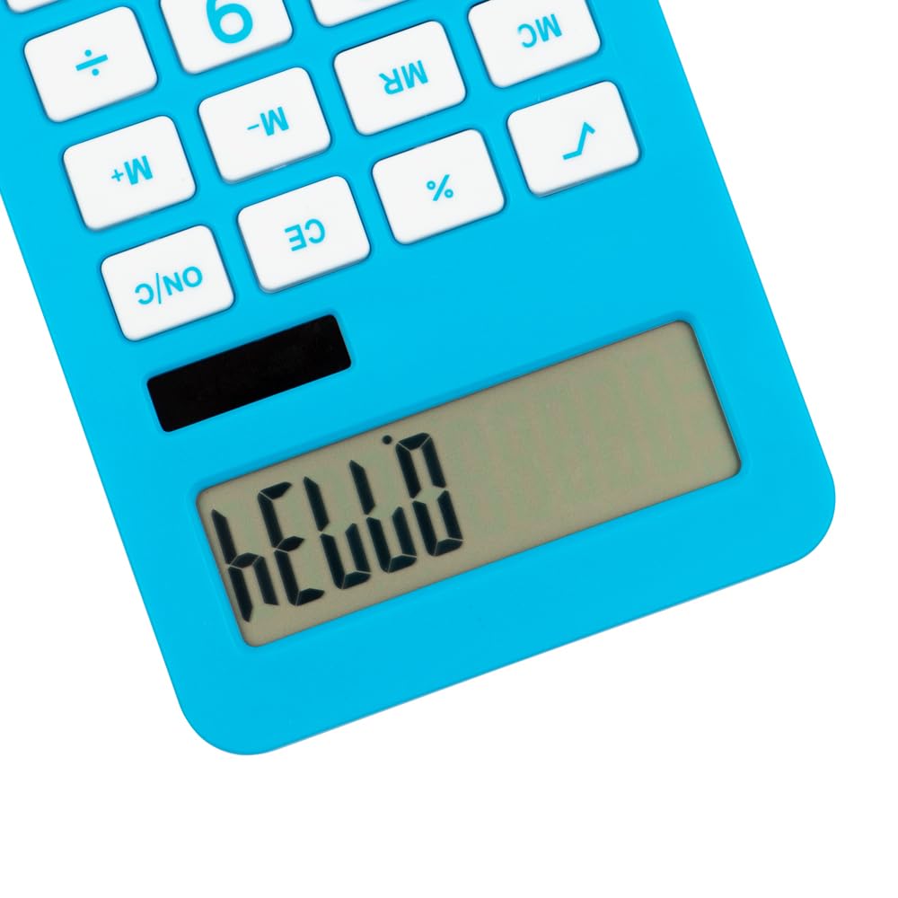 Calculadora JAM PAPER Azul LCD de 10 Dígitos