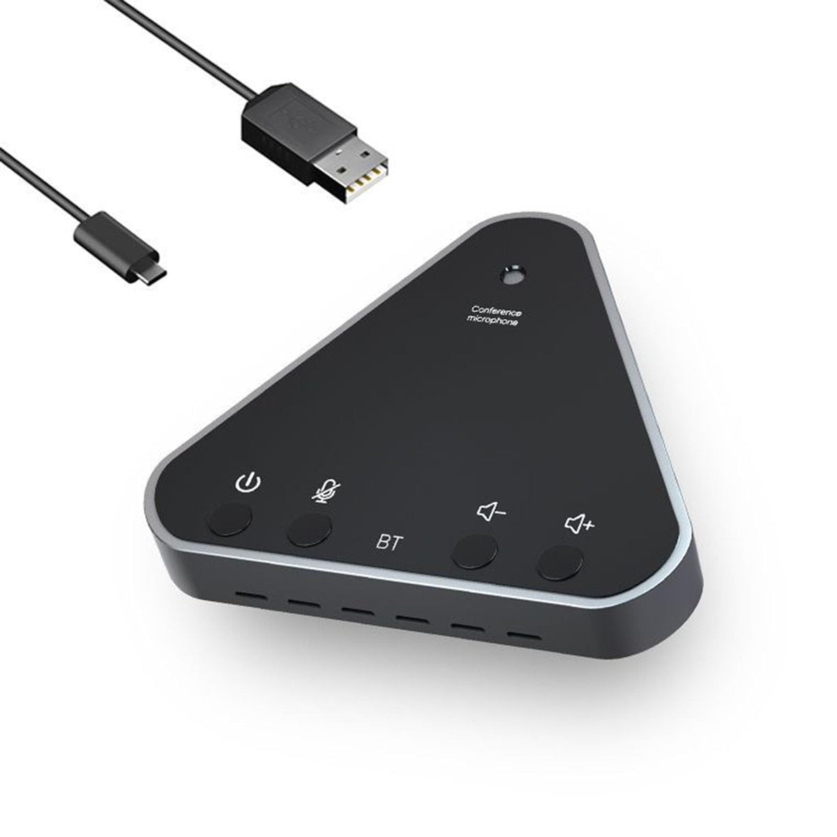 Altavoz para Conferencias AiooTisu Bluetooth 5.0 USB-C 360° Reducción de Ruido AI para Reuniones