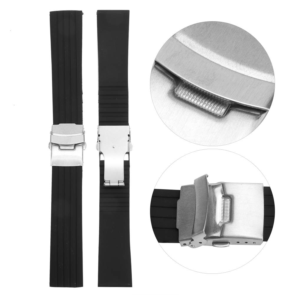 Banda de Reloj Pbzydu Silicona Ajustable Universal 18mm