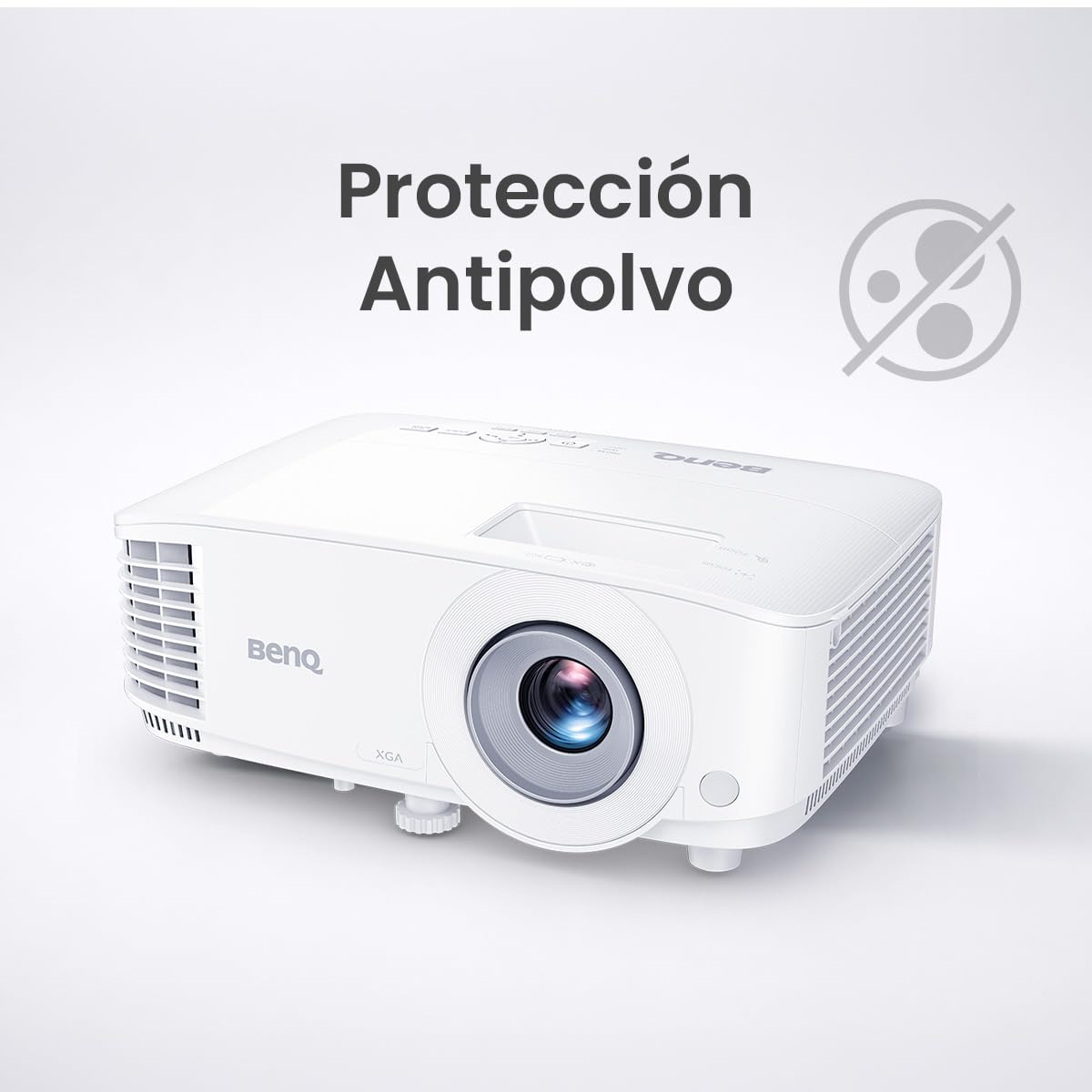 BenQ MX560C XGA Proyector de negocios y educación, DLP, 4000 lúmenes ANSI, alta relación de contraste 20000:1, HDMI, USB-A, hasta 15000 horas de vida extra larga, altavoz de 10 W, capacidad 3D, blanco