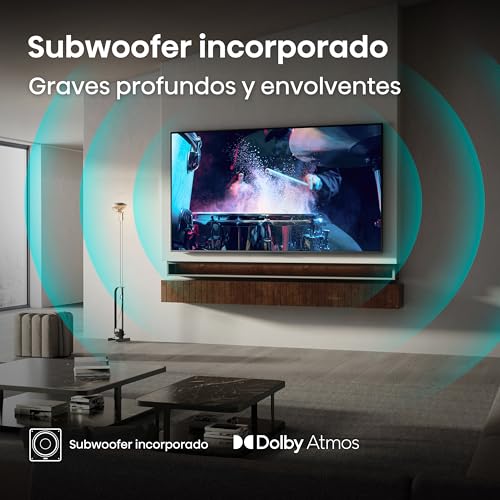 Hisense Television U65QFM (Modelo 2025) Pantalla 55 Pulgadas,Mini-LED Smart Fire TV UHD 4K,Control Remoto por Voz con Alexa,Modo de Juego Pro de 144 Hz,Hi-View AI Engine, mira TV en Vivo sin Cable