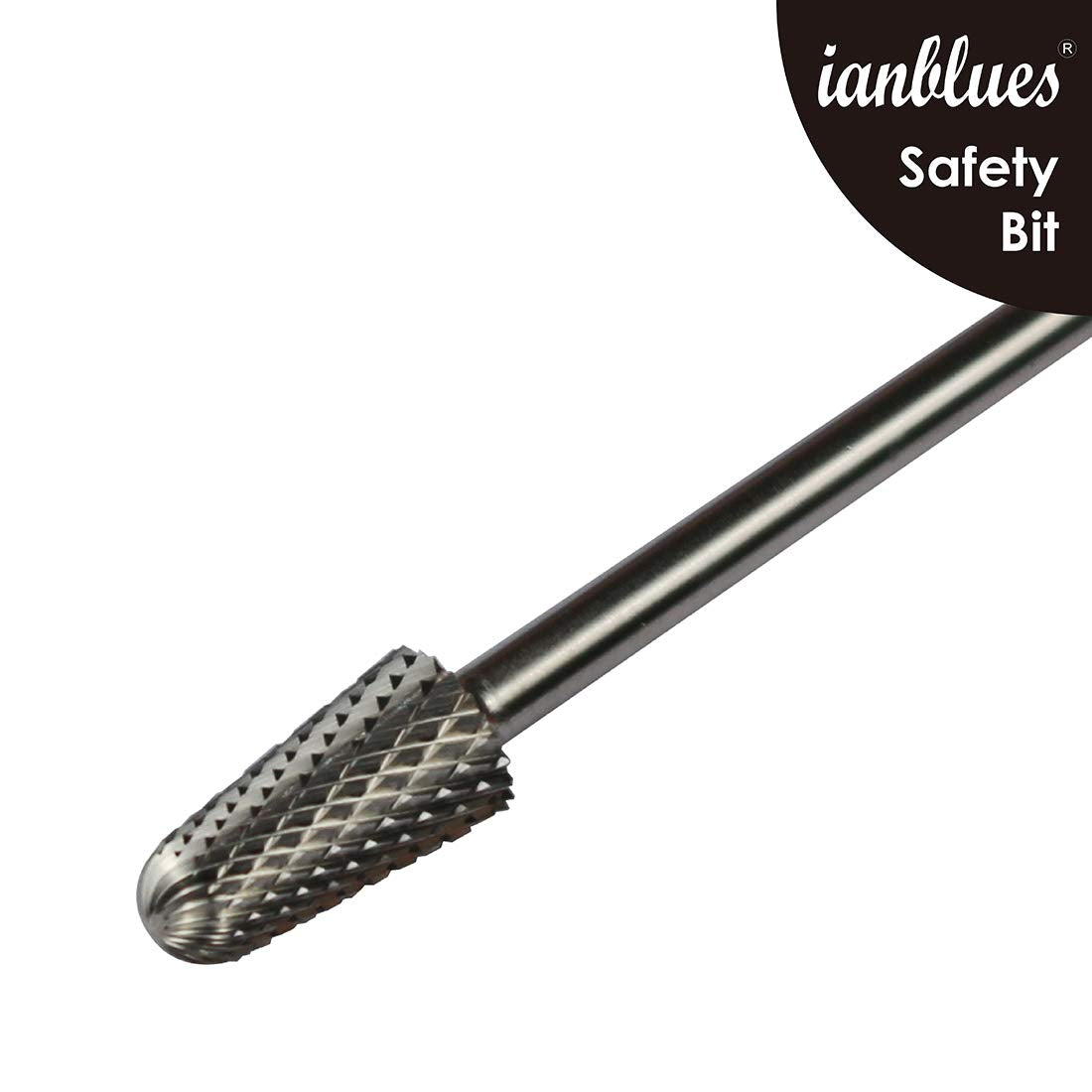 Brocas de Seguridad para Taladro de Uñas Middle-M Plateado para Máquina de Manicura Eléctrica