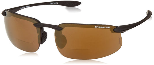 Crossfire anteojos de seguridad, bronce 2.5 dioptría, talla única, 216125