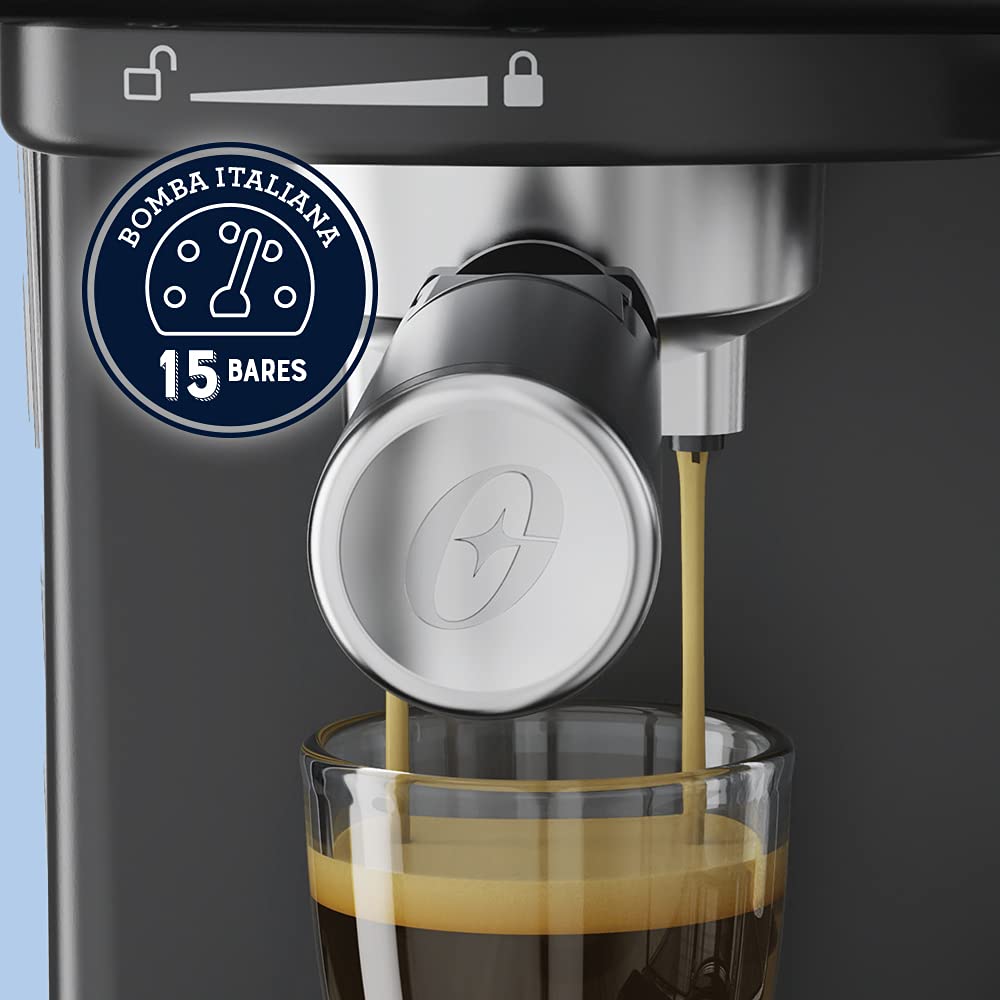 Oster® Cafetera Automática PrimaLatte™, para Espresso, Cappuccino y Latte, Plateada