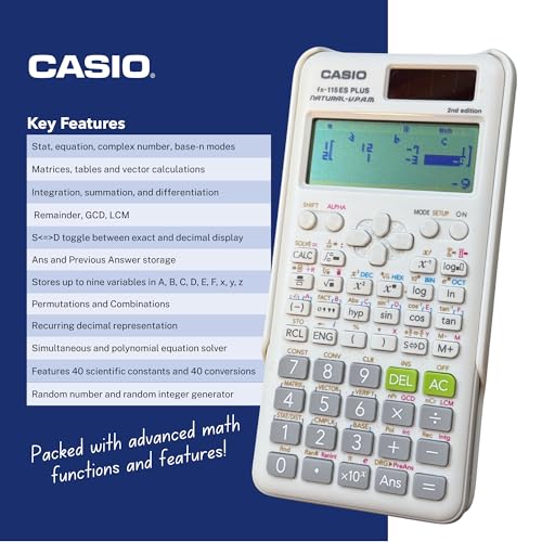 Casio fx-115ESPLUS2 2ª edición, calculadora científica Avanzada