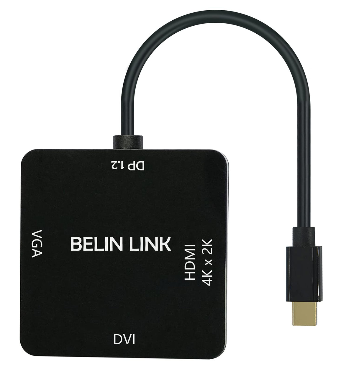 Adaptador Mini DisplayPort a HDMI VGA DVI para Surface y MacBook Plataformas de Video Multi-Pantalla