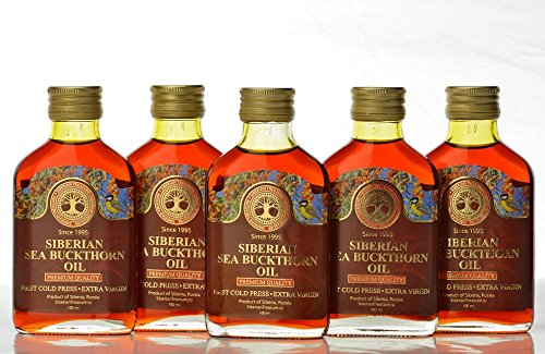 Siberian Sea Buckthorn Oil 100 Ml, Premium Quality, Extra Virgin, First Cold Press - 3.4 Fl Oz
