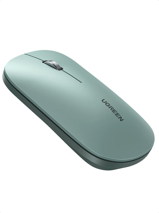 Ratón Inalámbrico UGREEN Verde Bluetooth y USB Silencioso hasta 4000 dpi