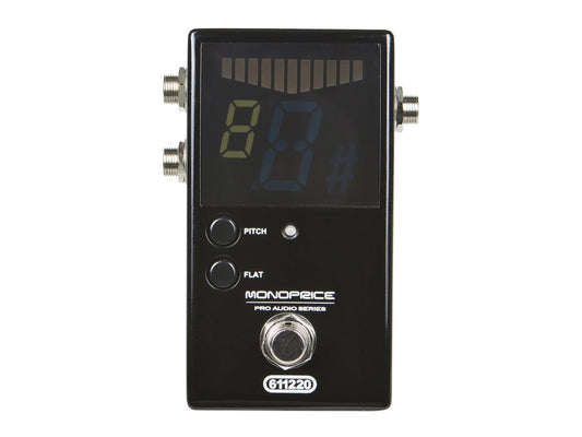 Stage Right by Monoprice True-Bypass Chromatic Pedal Tuner