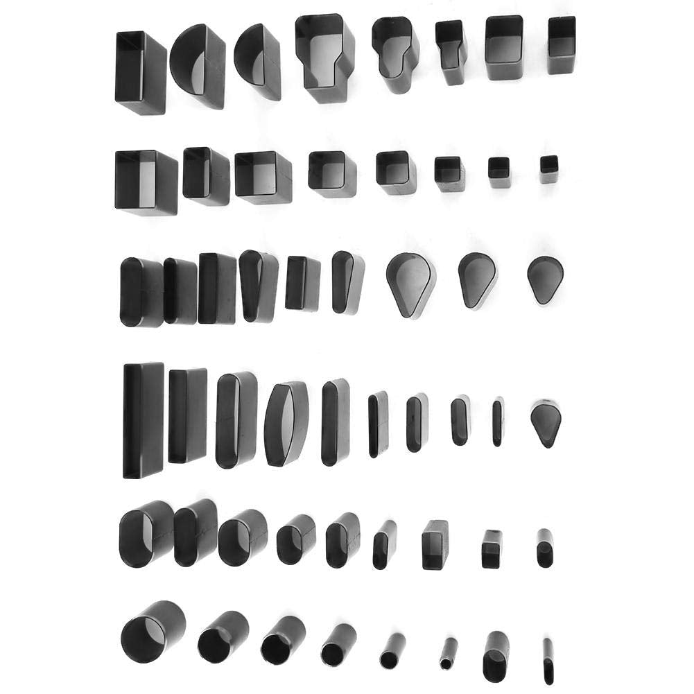 Juego de Herramientas de Perforación de Cuero DIY 52 Piezas para Leathercraft Clay Polymer