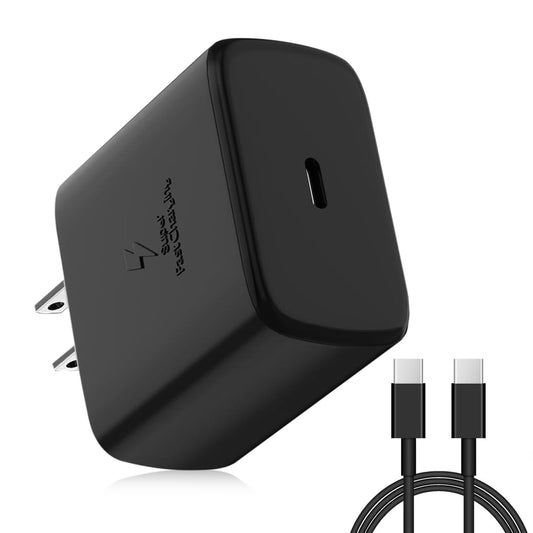 Cargador rápido USB C de 45 W para cargador Galaxy tipo C, USB C Cargador con 1.8M Cable Carga Rápida, para Galaxy S25 Ultra/S24 Ultra/S24/S23 Ultra/S23/S23+/S22 Ultra/S22/Note10/Note 20/S20/S21/S10