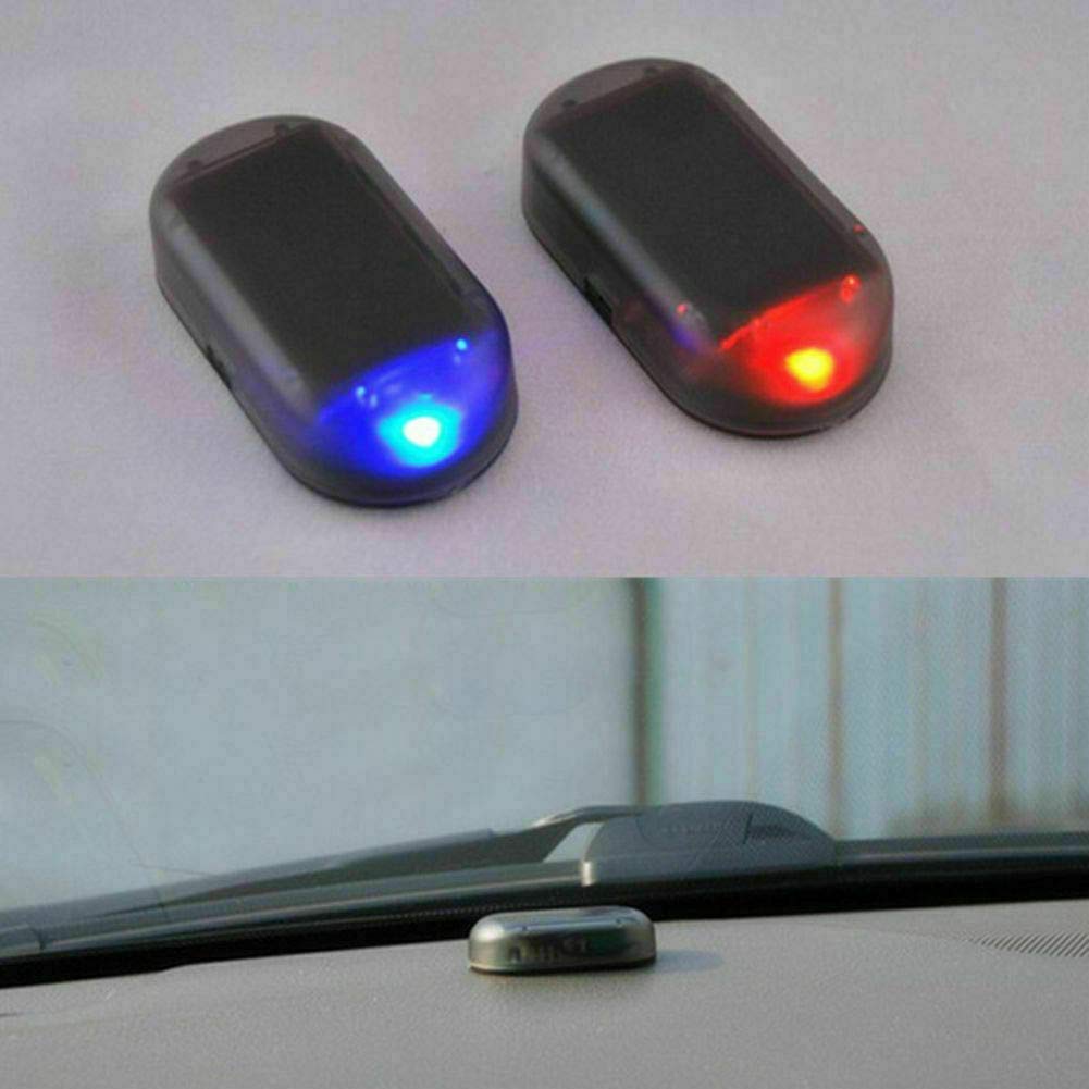 Luz de Señal Solar Simulada para Coche Rojo Alarma Intermitente