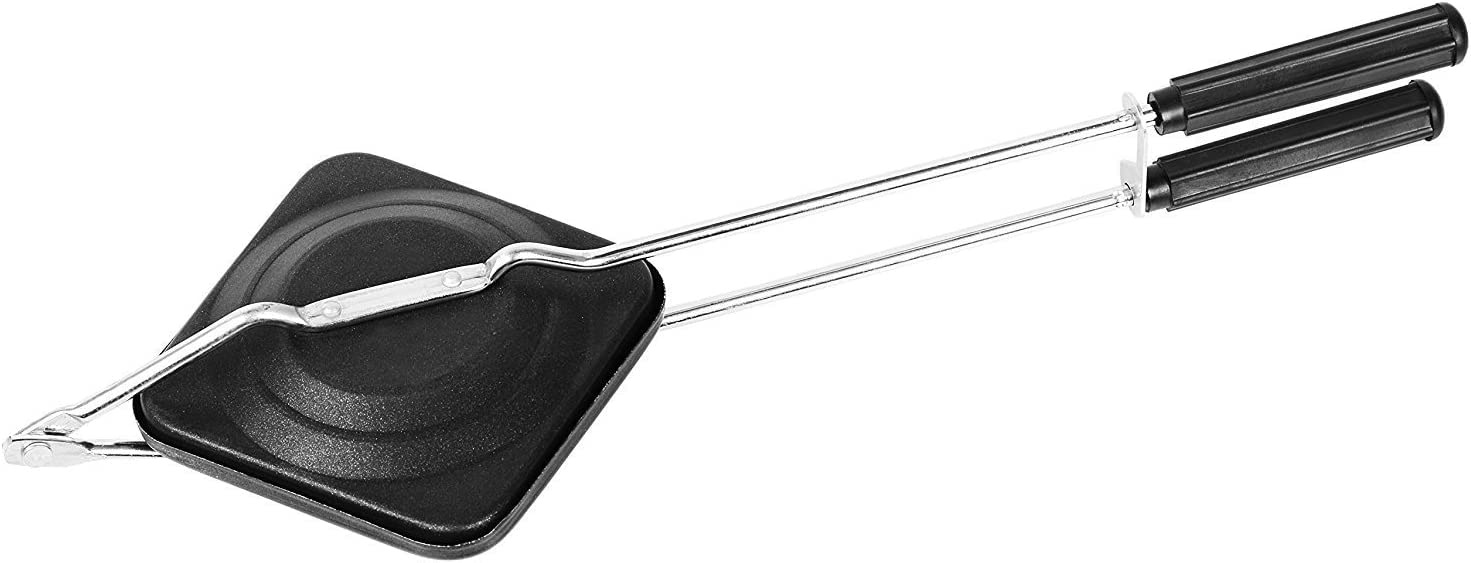 Tostador Cuadrado Aluminio Revestimiento Antiadherente Parrilla 2 Unidades