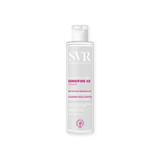 SVR Sensifine AR Agua Micelar Hidratante para Piel con Rojés con Niacinamida, 200 ml
