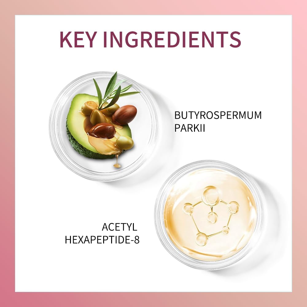 Lip Jam Brillo de Labios Hidratante Labial Voluminizador Bálsamo Labial de Larga Duración Tinte Labial Transparente Hidratante con Péptidos para Mujeres y Niñas, Labios No Pegajosos (1#)