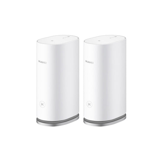 HUAWEI WiFi Mesh 3 - Router, Wi-Fi 6+, 3000 Mbps, 2.4GHz & 5GHz, Blanco (Paquete x2 Router), WS8100