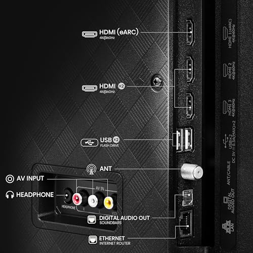 Hisense 43-Inch Class A7 Series 4K UHD Google Smart TV (43A7N, Modelo 2024) - Game Mode Plus, DTS Virtual: X, HDR 10+, Control Remoto por Voz, Chromecast Incorporado