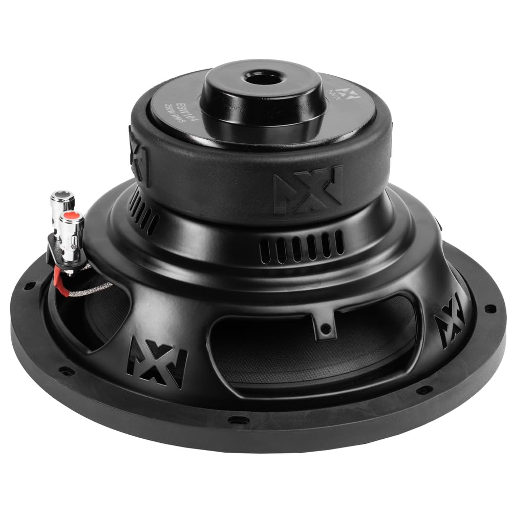 NVX ESW104 500 W Peak (250 W RMS) Serie E 10" Single 4-Ohm Car Subwoofer