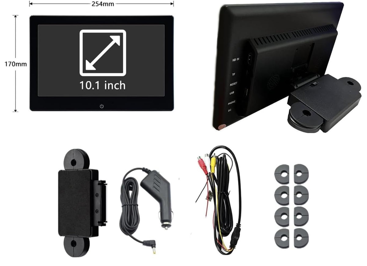 Tablet Portátil NOAUKA Negro con Pantalla Táctil de 10.1 Pulgadas para Coche y TV, Android 13