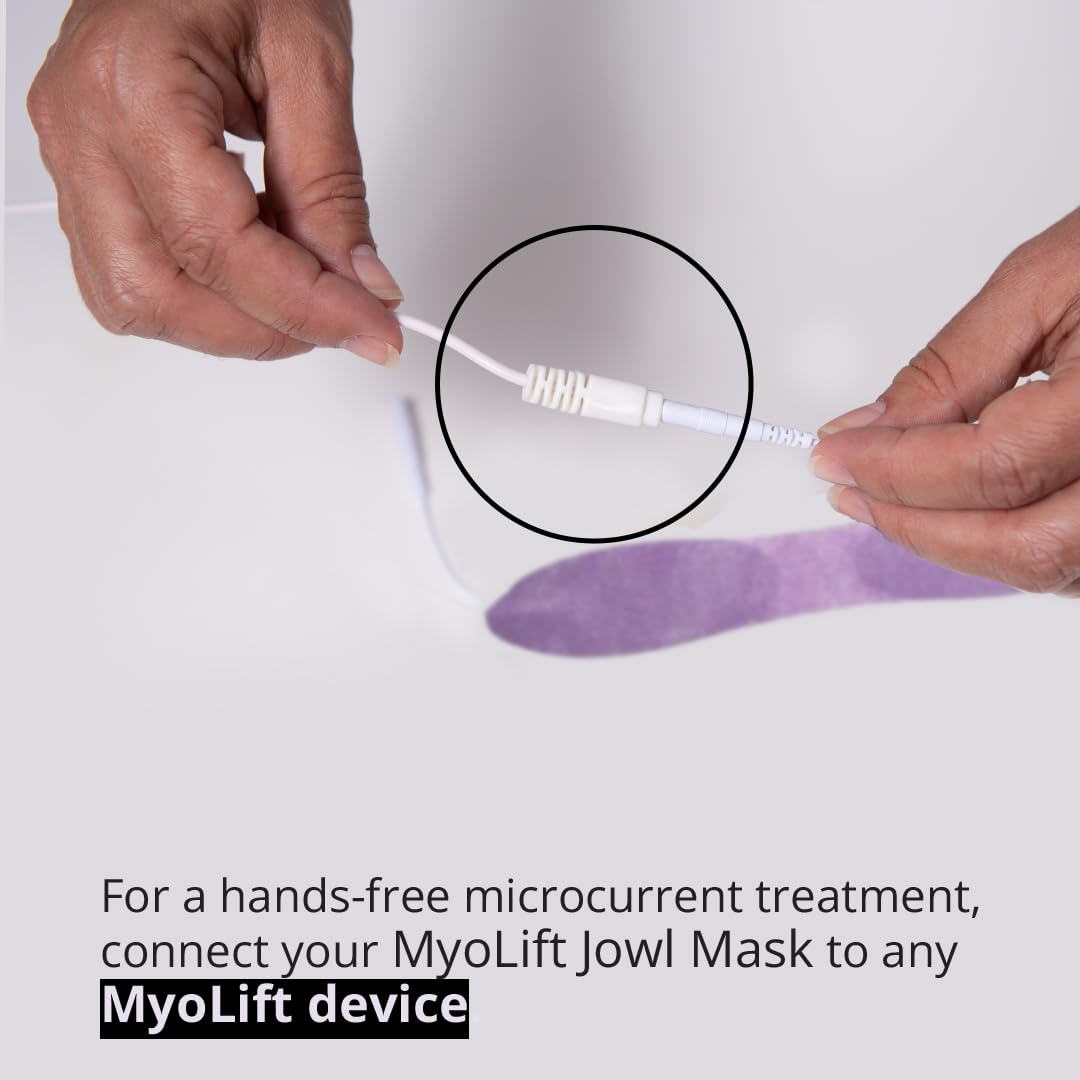 myolift™ Jowl Mask: Microcurrent Technology for Perfect Jawline| Reduces Aging & Wrinkles| Easy to use| Lasting & Visible Result| Flawless Skin| Reusable