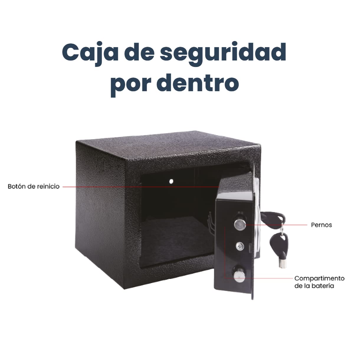 Caja Fuerte Electrónica De Seguridad Con Luz Kishnell Ruger