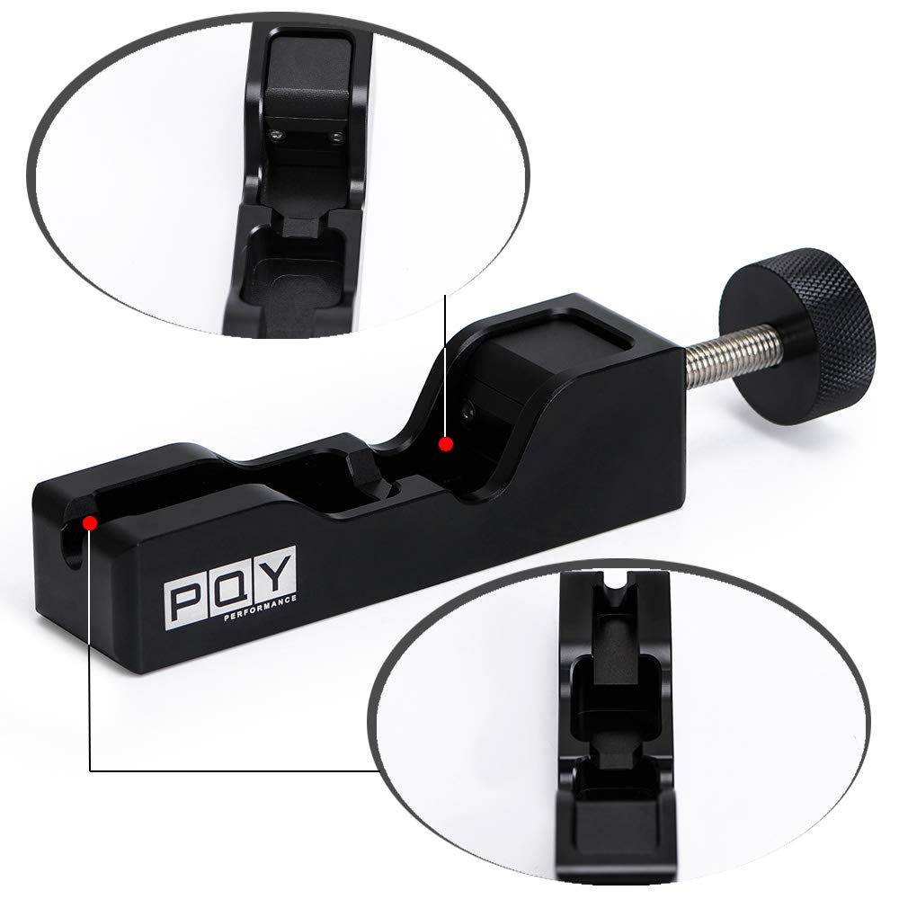 PQY - Herramienta universal para la mayoría de bujías de 10 mm, 12 mm, 14 mm, 16 mm, color negro