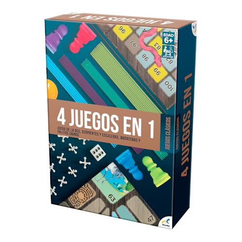 Juegos Clásicos y Tradicionales Novelty Corp 4 en 1