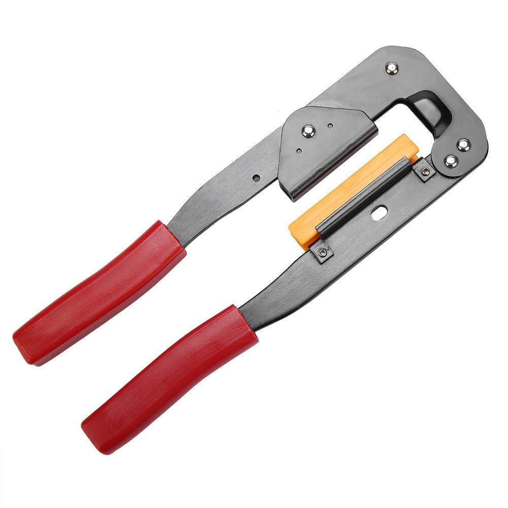 Herramienta de engarzado de Cable, YTH214 Alicates de engarzado de Cable Plano de computadora Herramienta de Pinza de Corte de Terminal FC