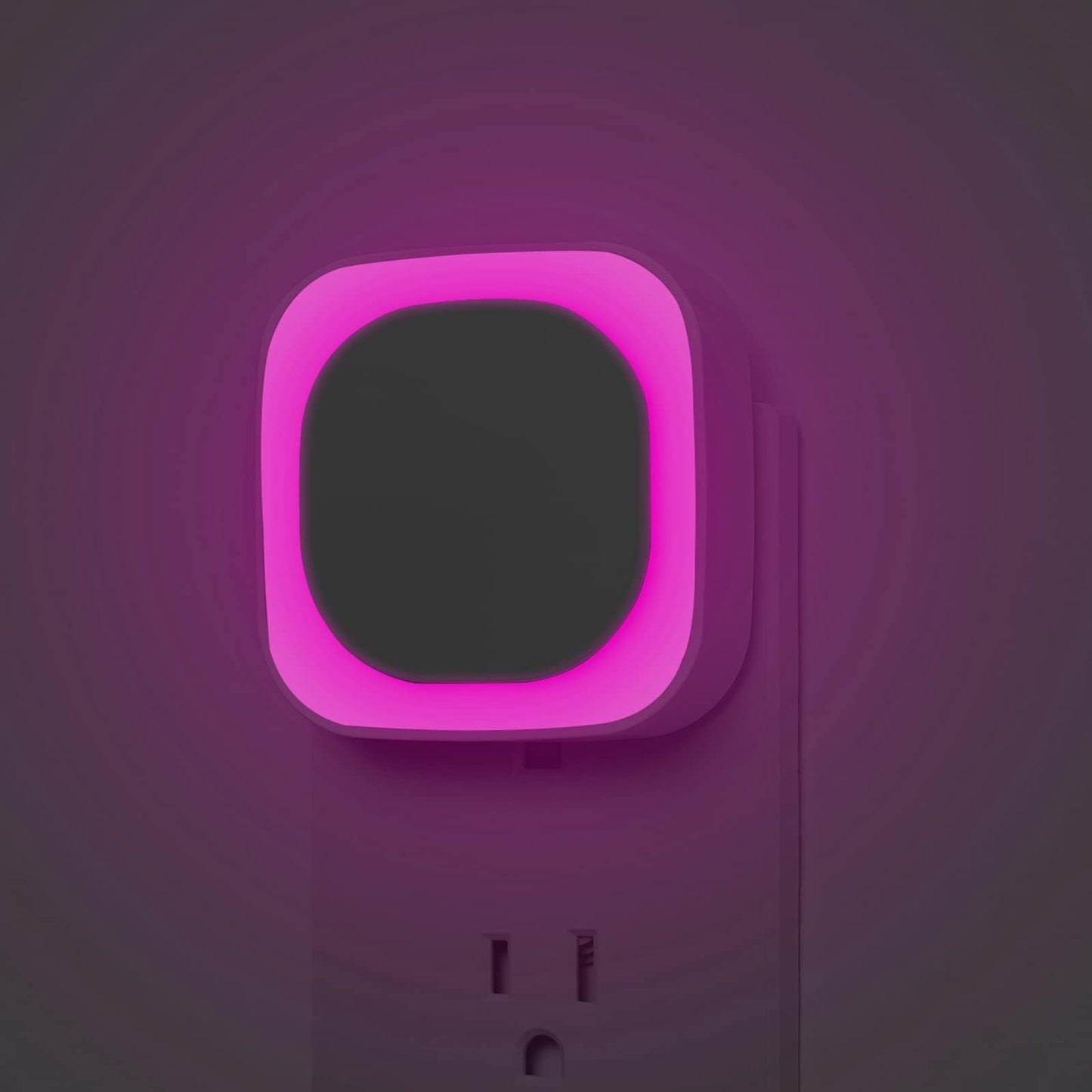 Luz Nocturna LED YUNLEX Rosado con Sensor Automático y Brillo Regulable