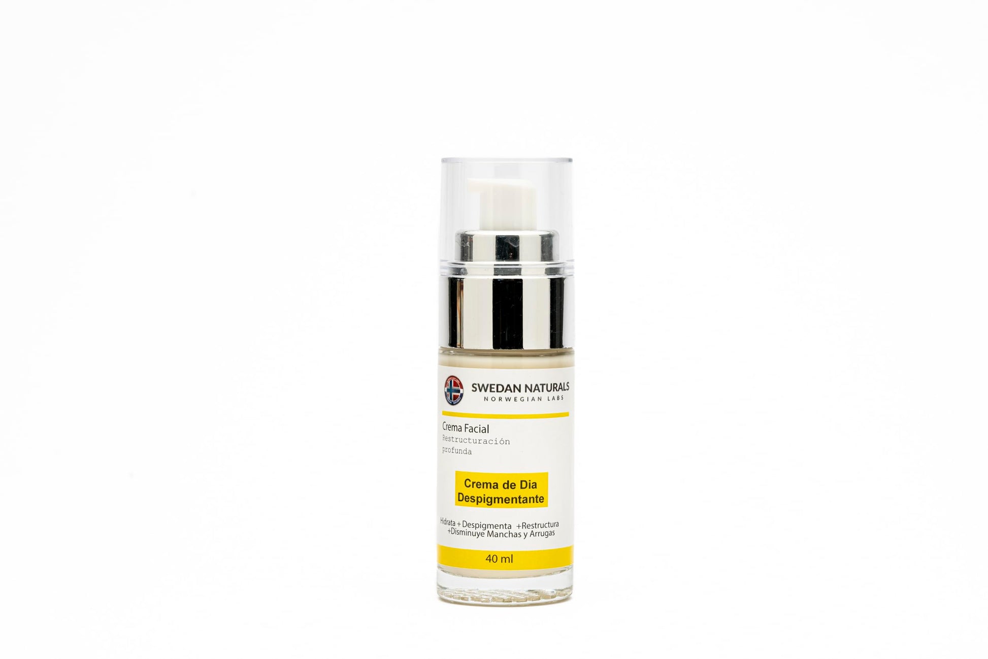 Swedan Naturals - Crema despigmentante de día, Niacinamida + Vitamina C, crema aclarante y antioxidante, cuida la piel de factores contaminantes y células muertas, hidratación profunda